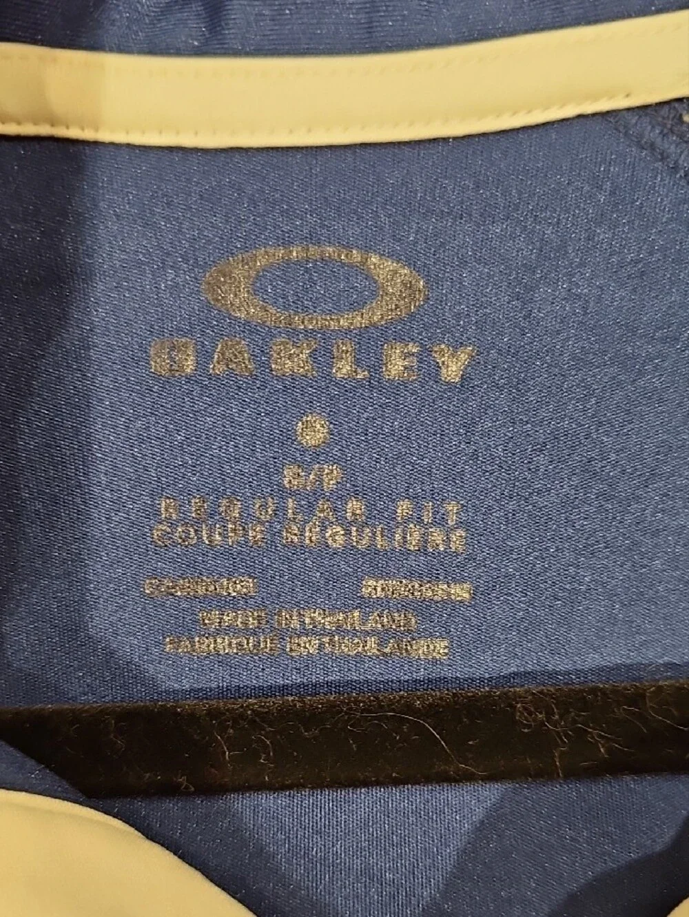 Oakley Navy Blue Polo with White Trim